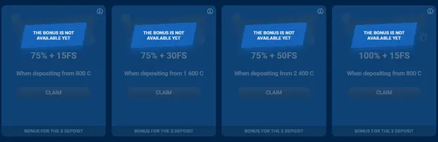 Mostbet эсебиңизди үчүнчү жолу толуктоо үчүн дагы бонустар сунушталат.